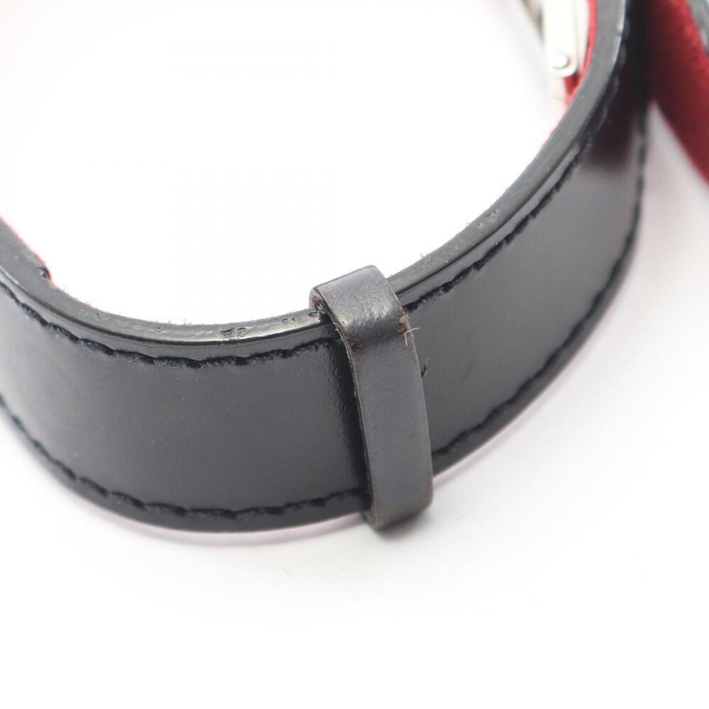 LOUIS VUITTON Black Leather Charm Bracelet - Picture 9 of 9